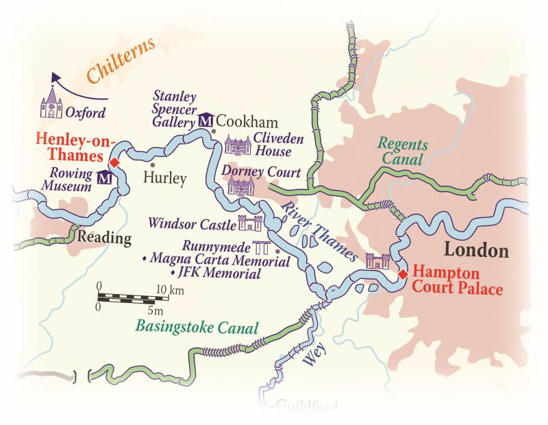 Mapa del Crucero CRUCEROS FLUVIALES INGLATERRA CRUCEROS BARCAZA LONDRES ENGLAND BARGE CRUISES ENGLAND CRUISES THAMES CRUISES CRUCEROS LONDRES RIO TAMESIS THAMES CRUISES OXFORD WINDSOR HENLEY CRUISES LONDON CRUISES